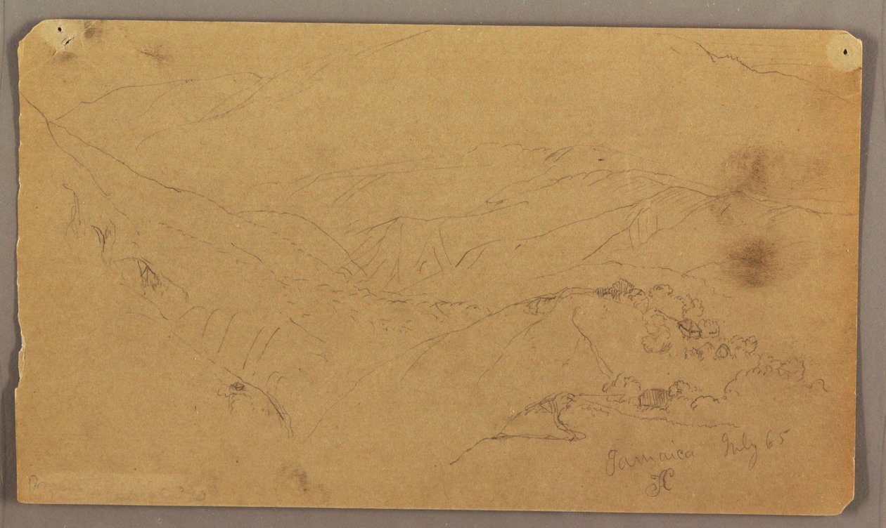 Paysage de montagne, Jamaïque - Frederic Edwin Church
