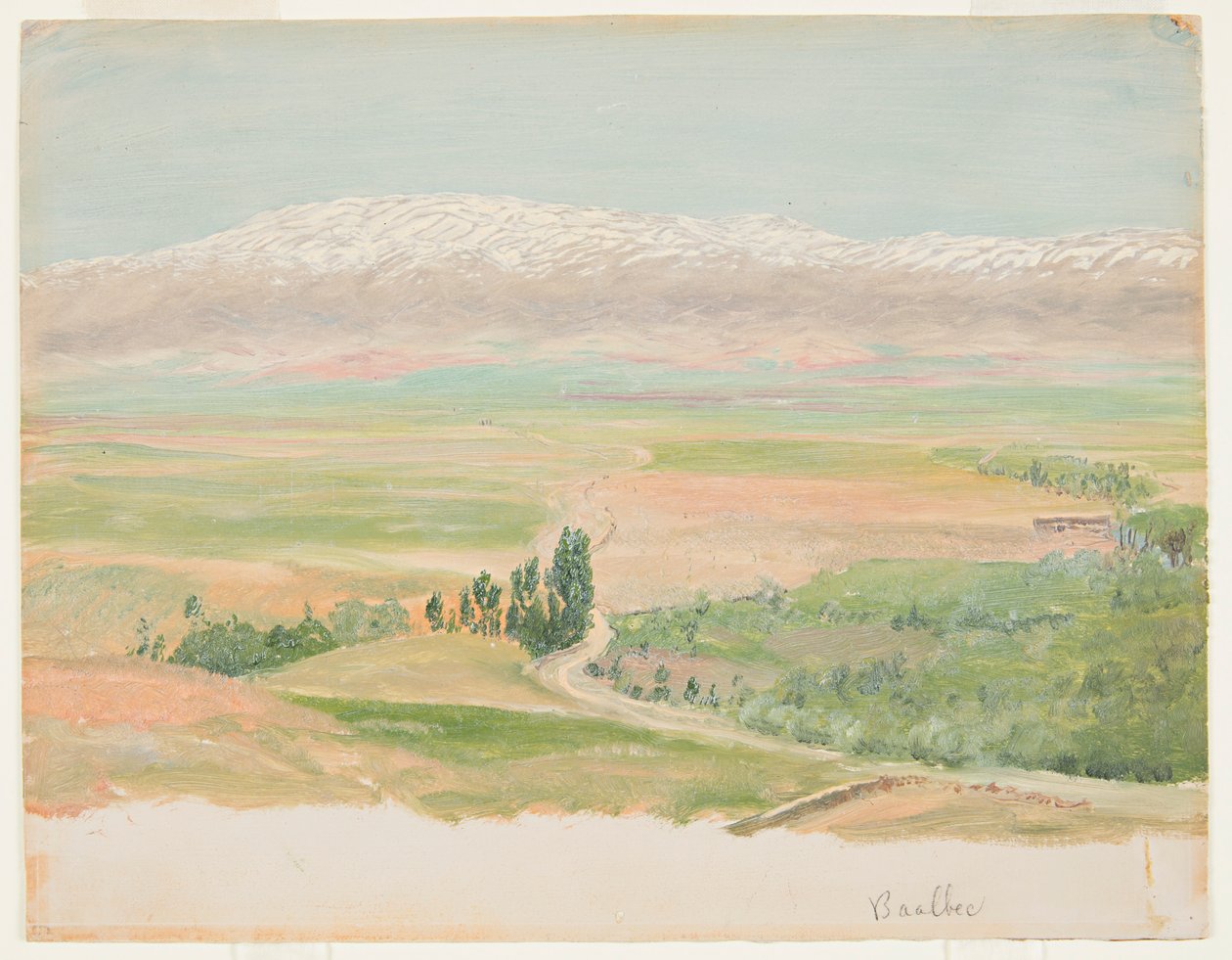 Montagnes près de Baalbec - Frederic Edwin Church