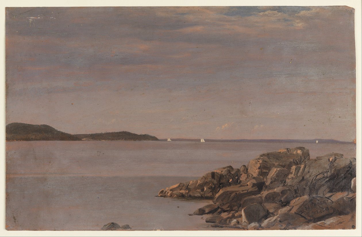 Île du Mont-Désert, côte du Maine - Frederic Edwin Church