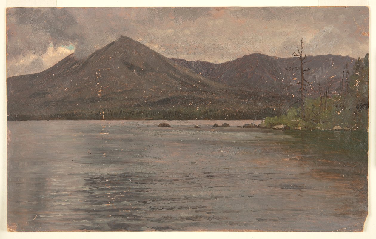 Mont Katahdin, depuis le Lac Katahdin - Frederic Edwin Church