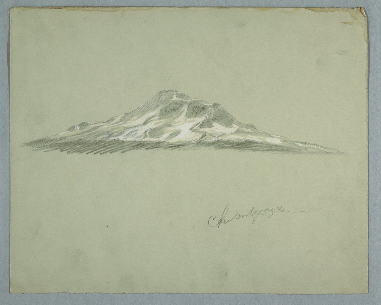 Sommet enneigé du mont Chimborazo, Équateur - Frederic Edwin Church