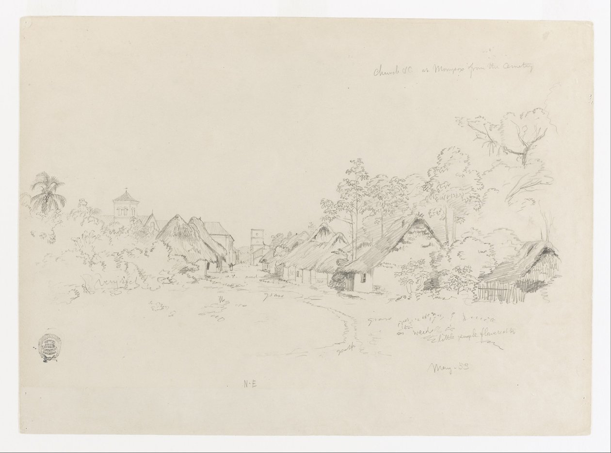 Rue de Mompos, Colombie - Frederic Edwin Church