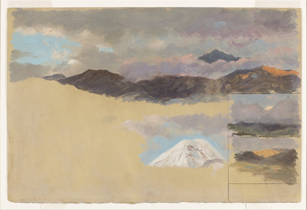 Études du mont Chimborazo, Équateur - Frederic Edwin Church