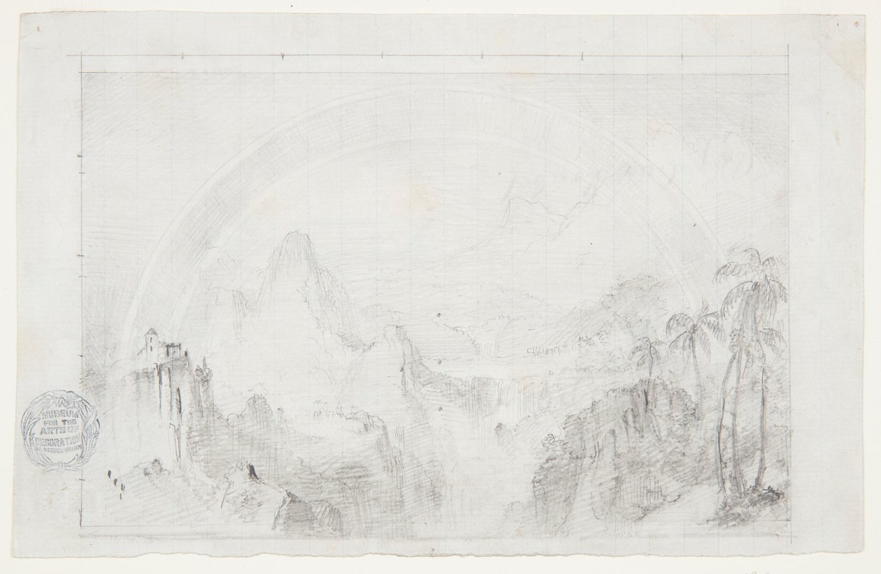Étude pour "Saison des pluies sous les tropiques" - Frederic Edwin Church