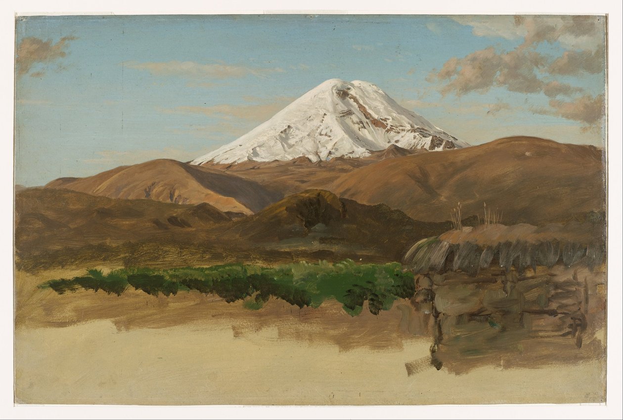Étude du mont Chimborazo, Équateur - Frederic Edwin Church