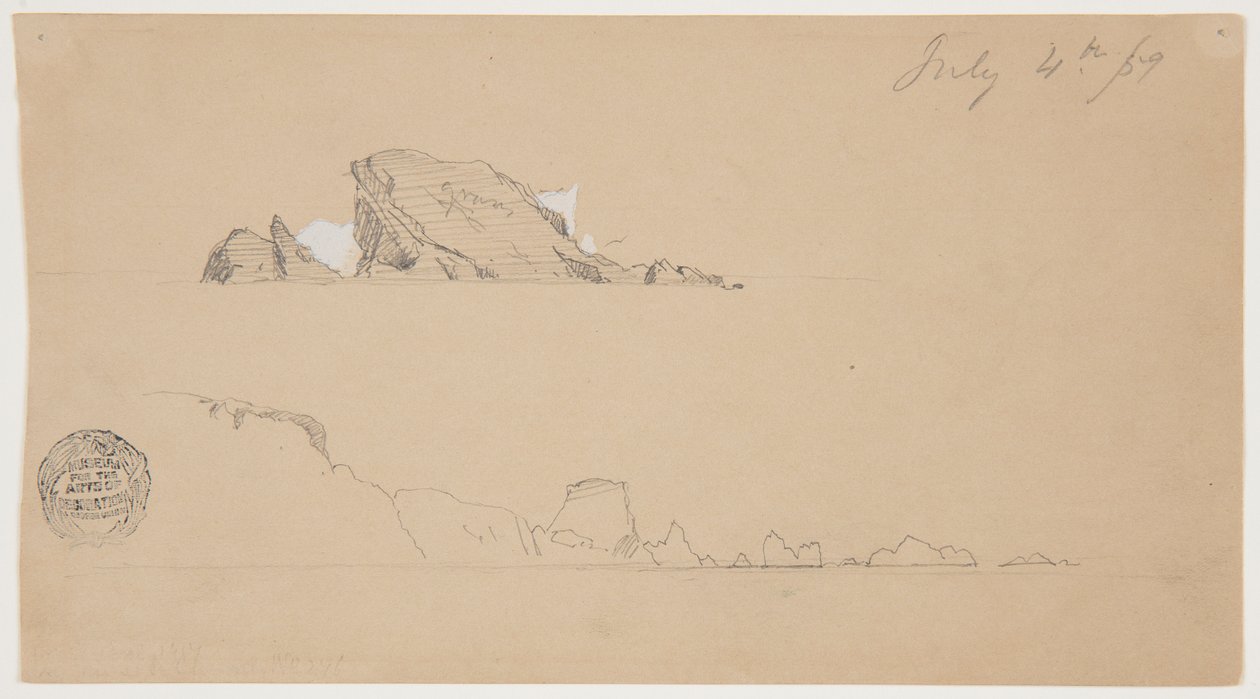 Deux icebergs - Frederic Edwin Church