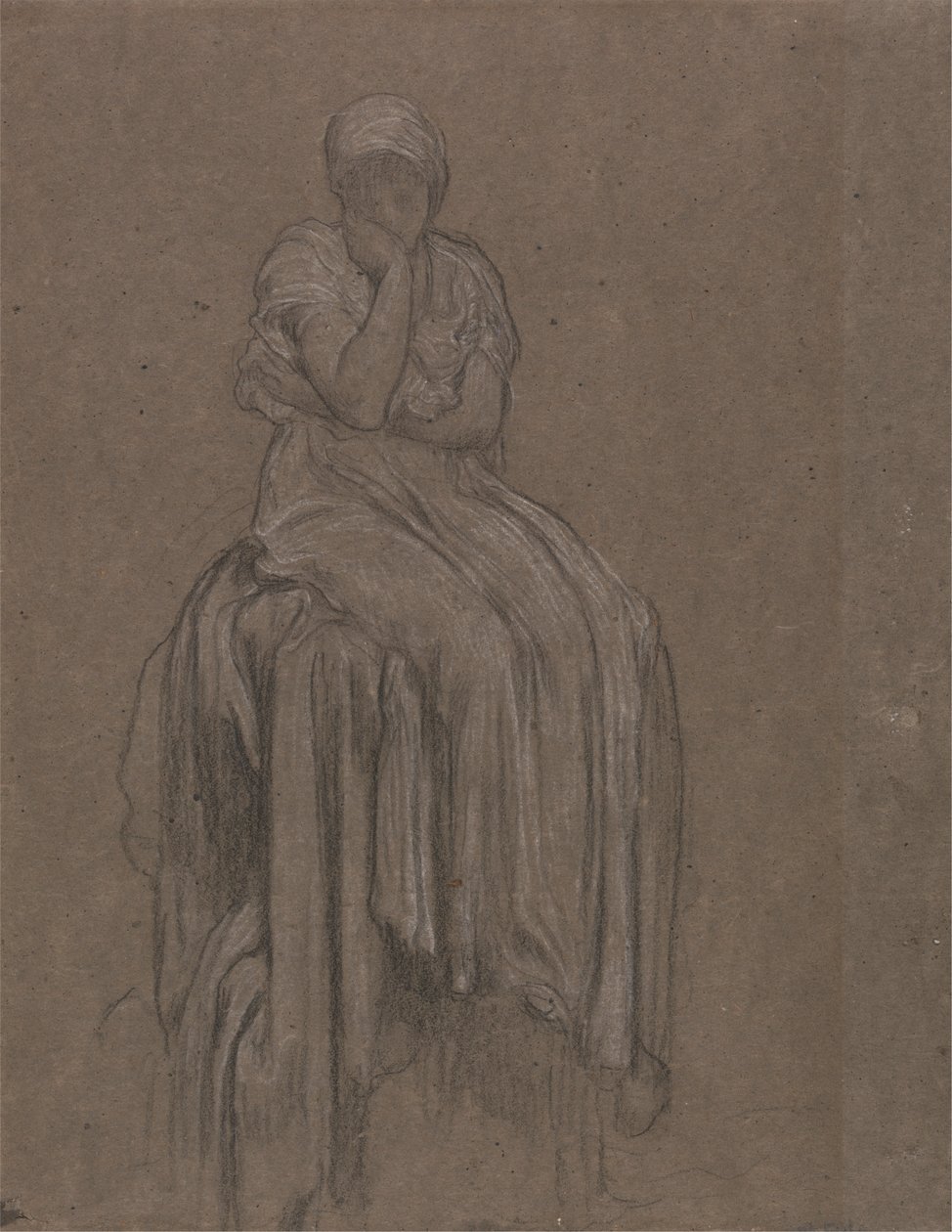 Étude pour Solitude - Frederic Leighton