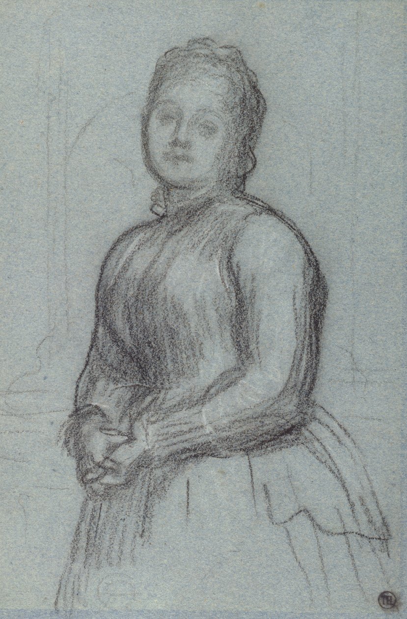 Étude pour le Portrait de Hannah, Comtesse de Rosebery, c.1880 - Frederic Leighton