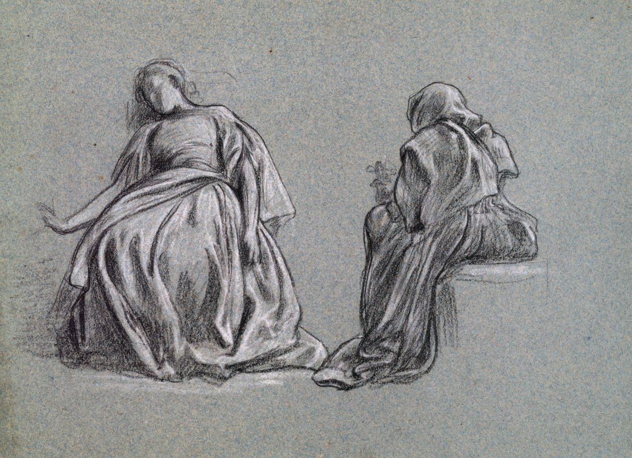 Tessa à la maison (pour Romola de George Eliot), 1863 - Frederic Leighton