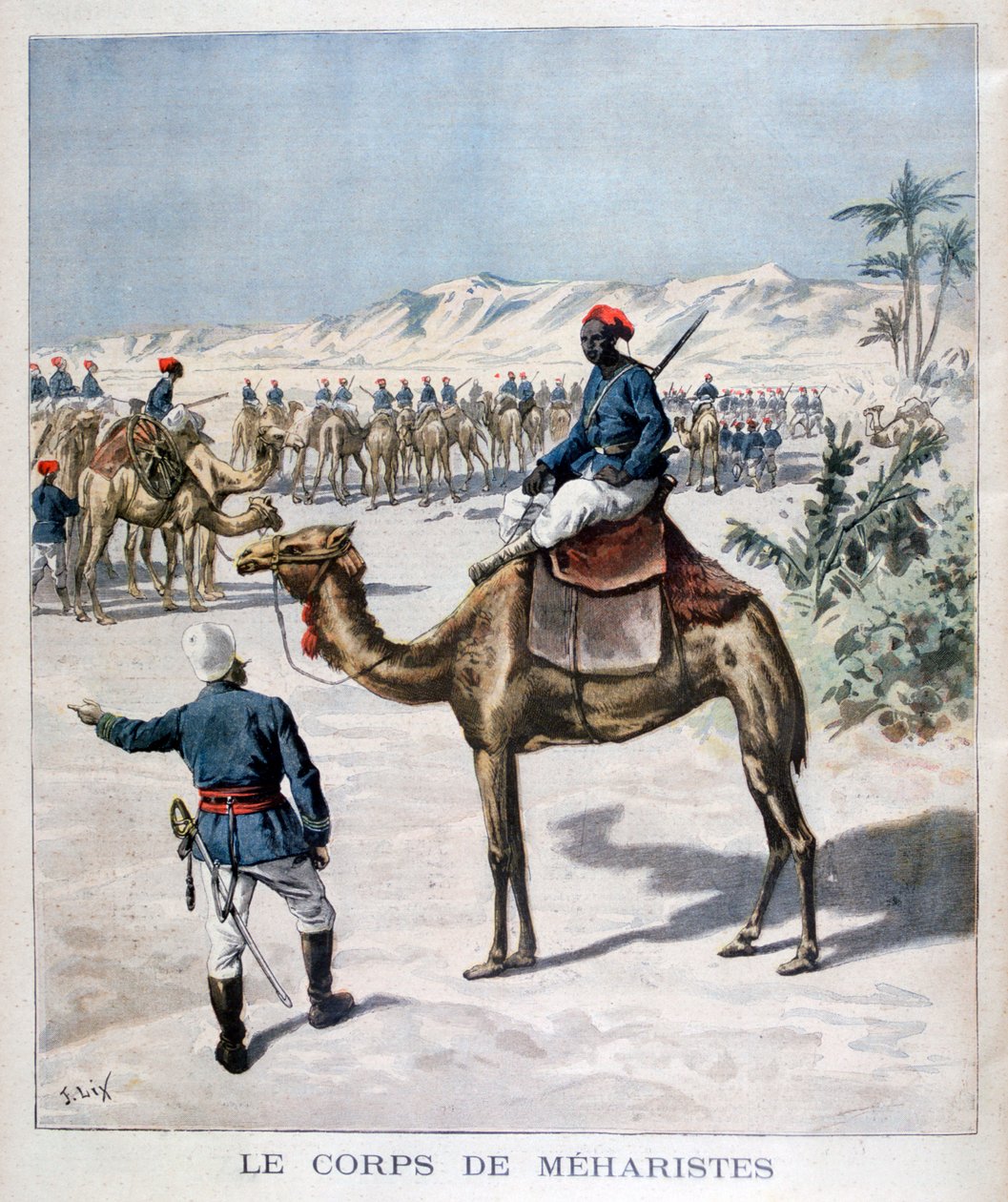 Corps de méharistes, 1894 - Frederic Lix