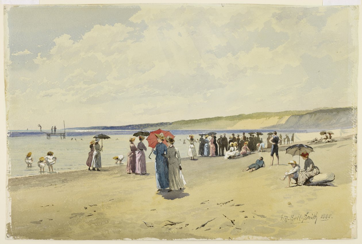 La plage, 1888 - Frederic Marlett Bell Smith