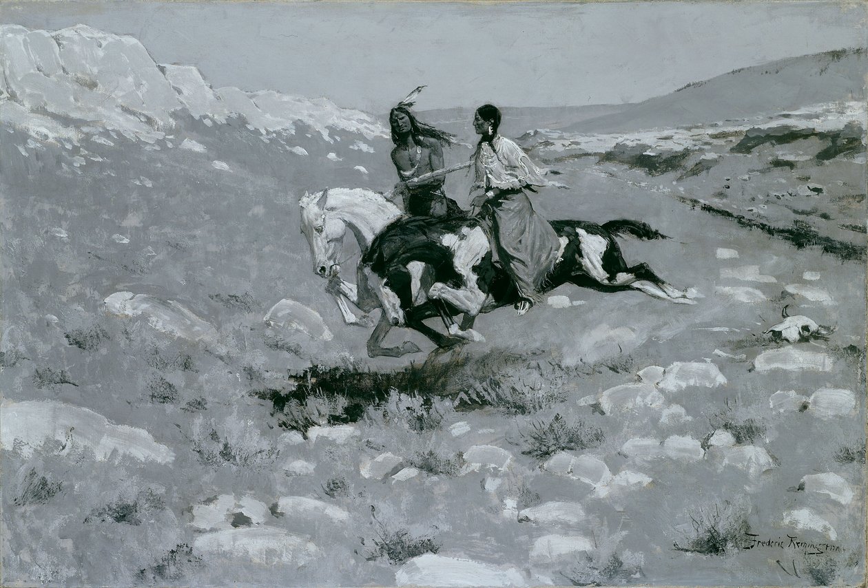 Cérémonie du cheval le plus rapide - Frederic Remington