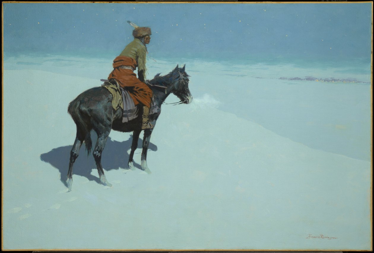 Amis ou ennemis ? (L’éclaireur) - Frederic Remington