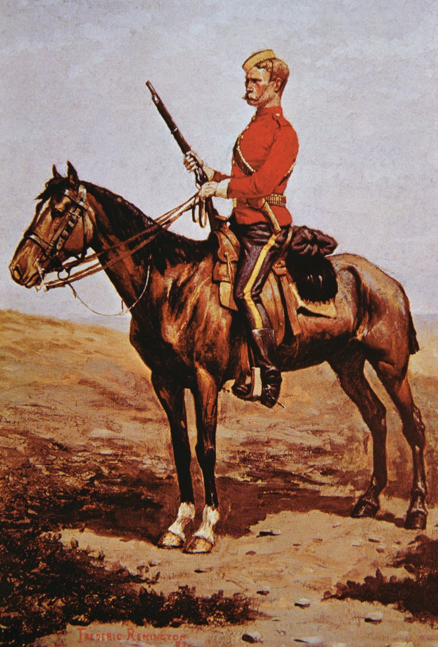 Police montée du Nord-Ouest du Canada - Frederic Remington