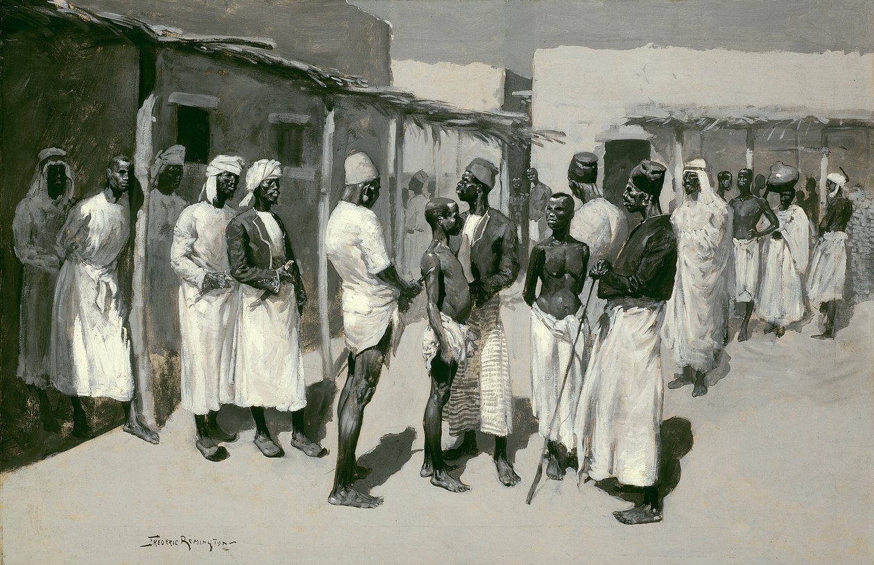 Marché aux esclaves - Frederic Remington