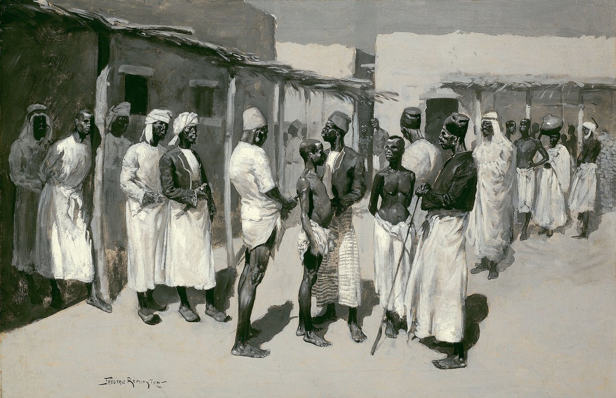 Marché des esclaves - Frederic Remington
