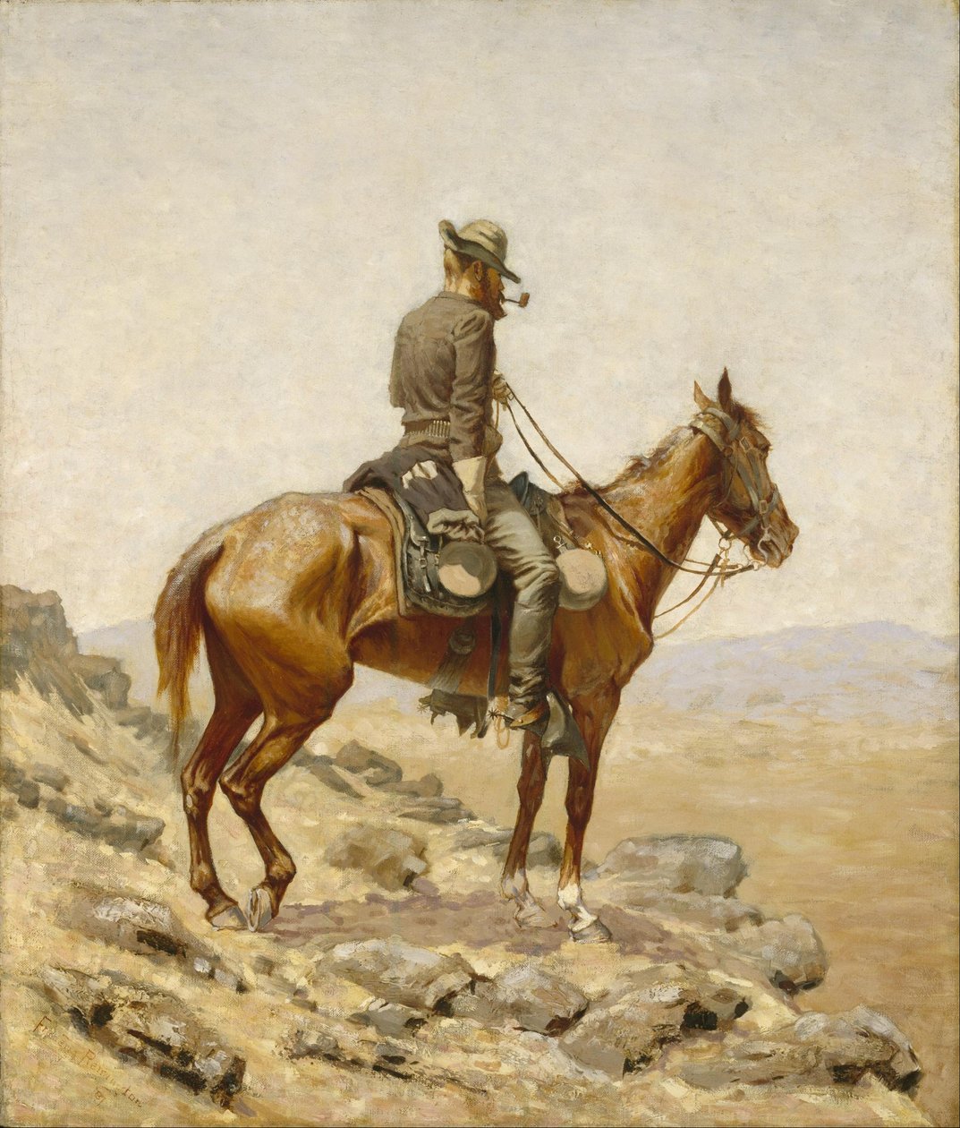 Le guet - Frederic Remington