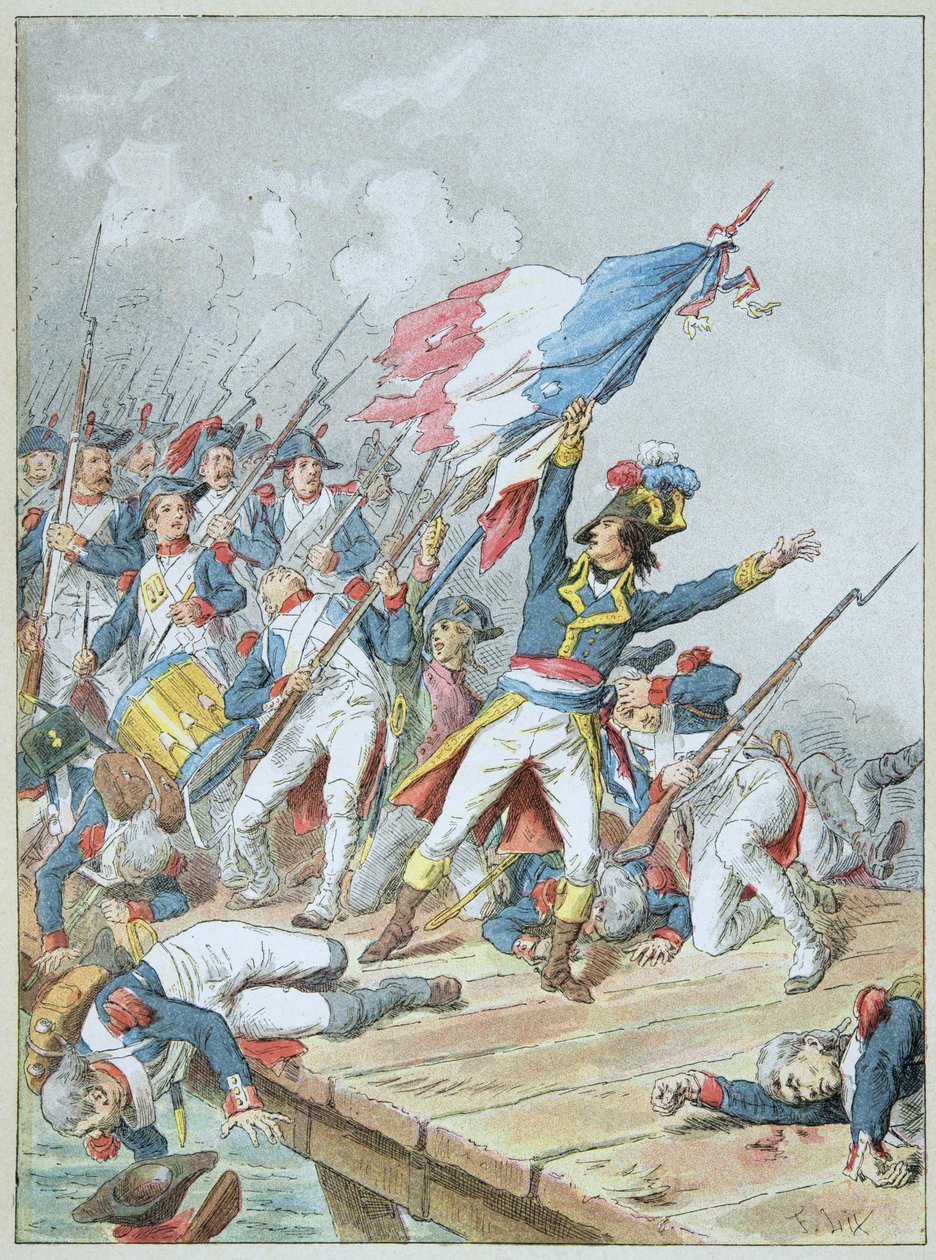 Bonaparte traversant le pont d