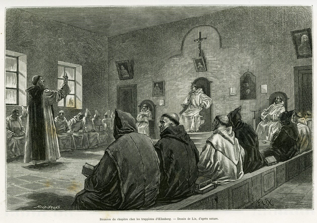 Réunion du chapitre chez les Trappistes d