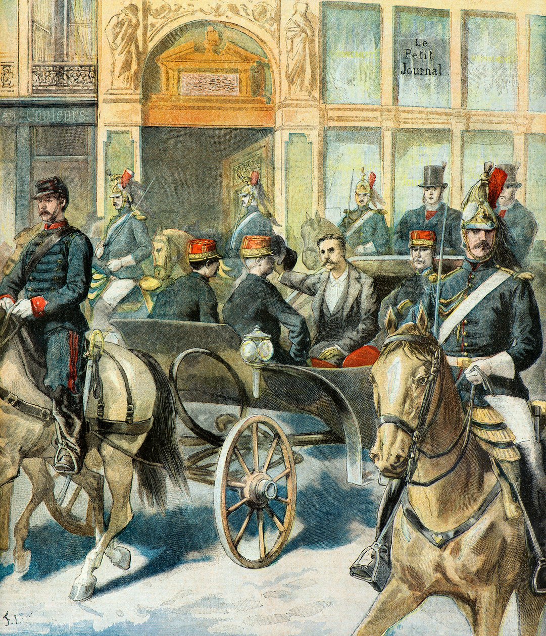 Retour du Président de la République Casimir Perier - Frederic Theodore Lix
