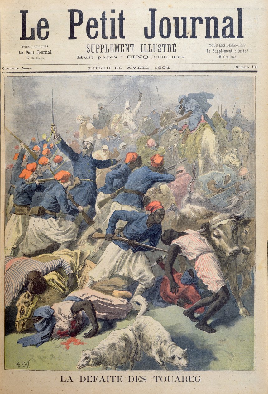 La Défaite des Touaregs, couverture de 