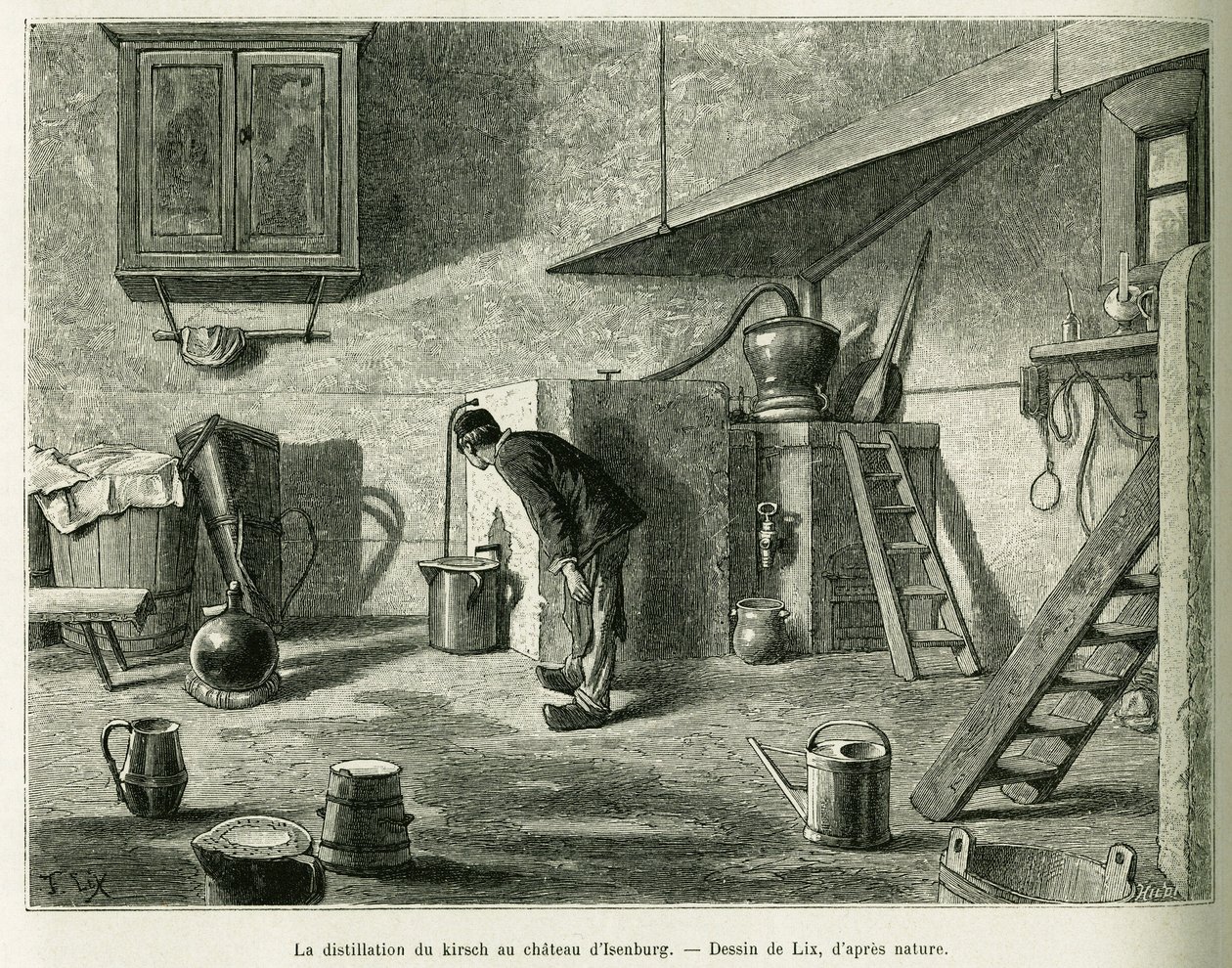 La distillation du kirsch au château d