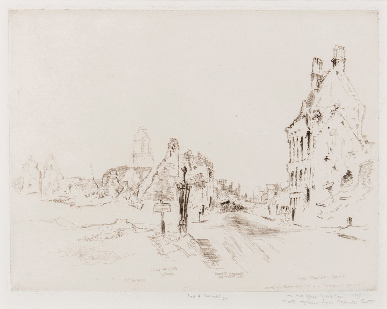 Ypres, 26 décembre 1917 - Frederick Arthur Farrell