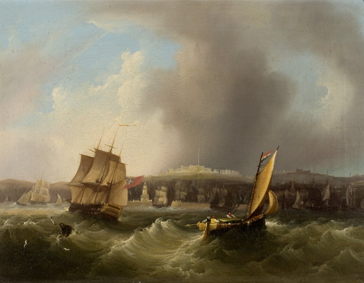 Scène côtière - Frederick Calvert