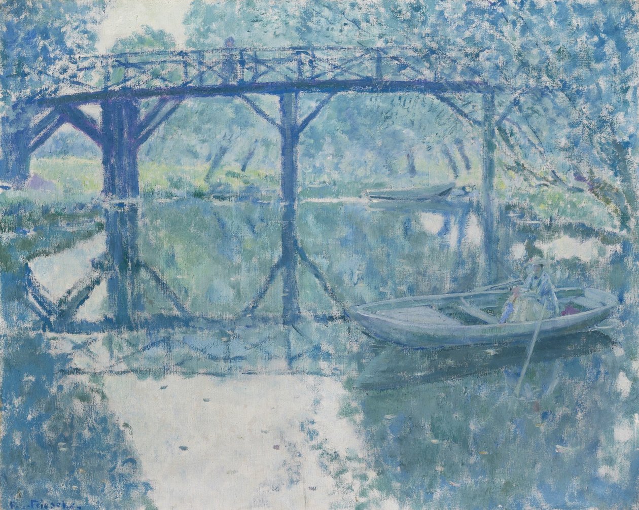 Le Pont - Giverny - Frederick Carl Frieseke