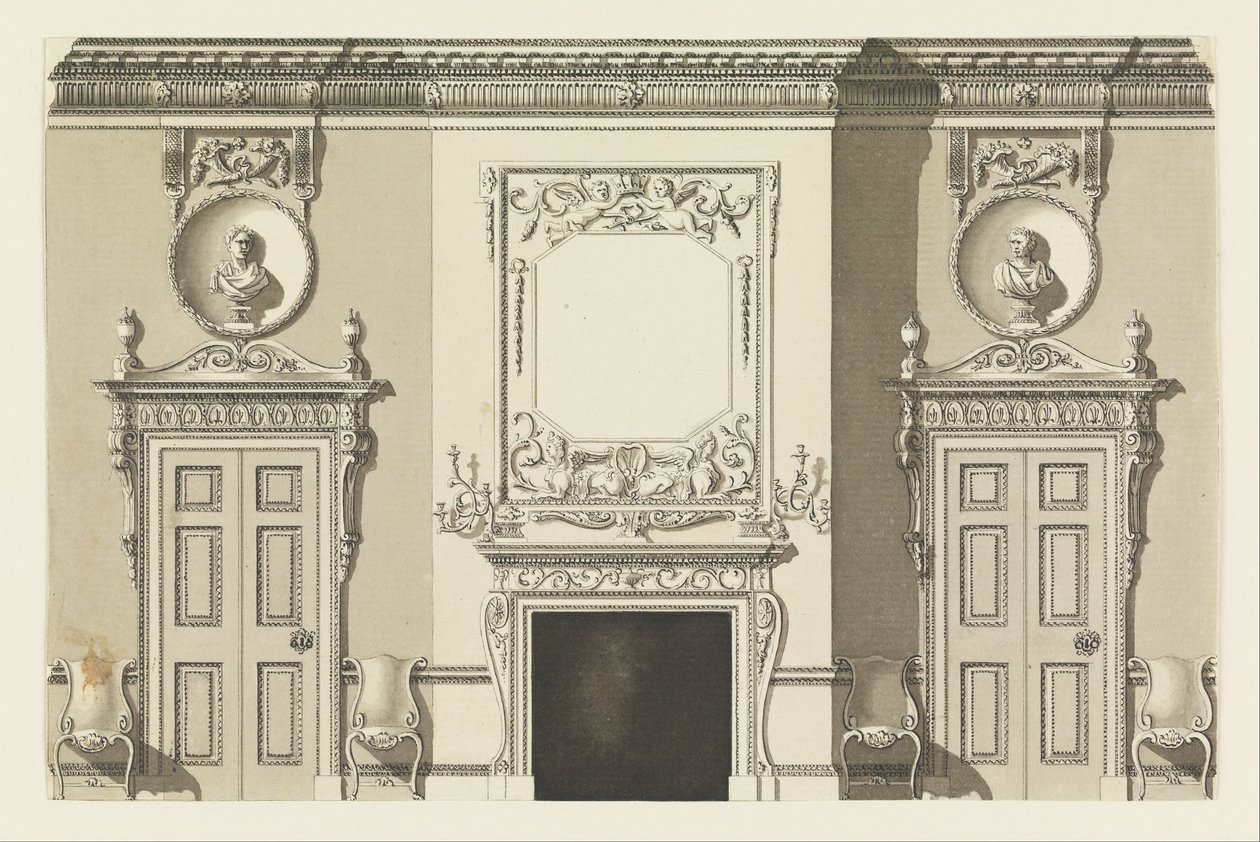 Élévation du mur - Frederick Crace