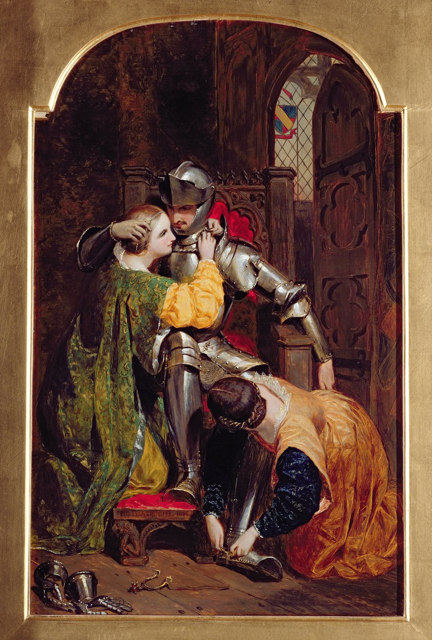 Le retour du chevalier (Le retour du croisé), 1846 - Frederick Richard Pickersgill
