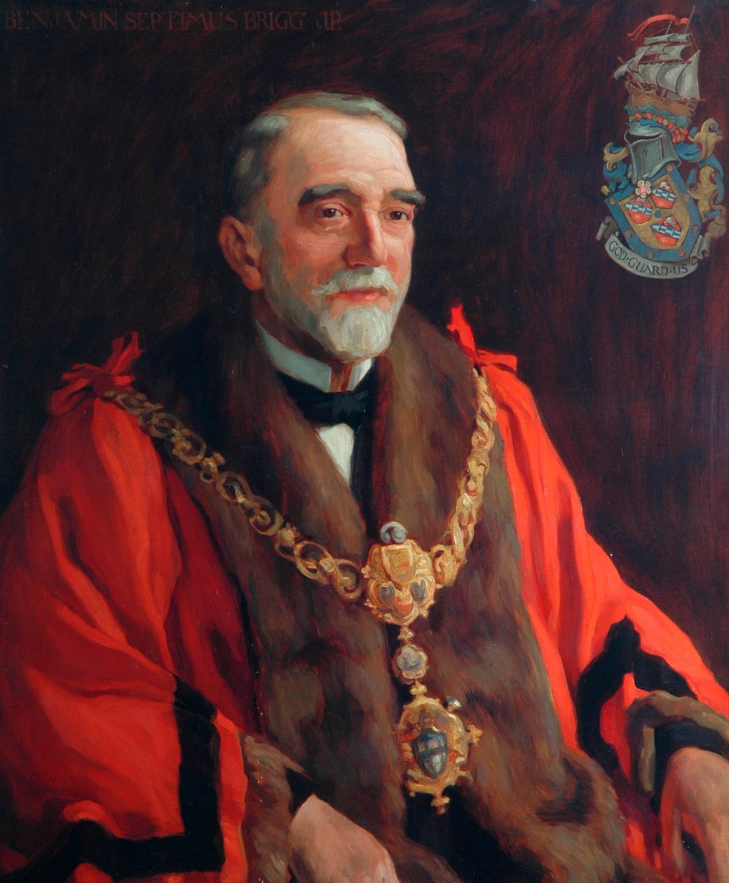 Benjamin Septimus Brigg, premier maire de Kighley (1882), 1923 - Frederick Stead