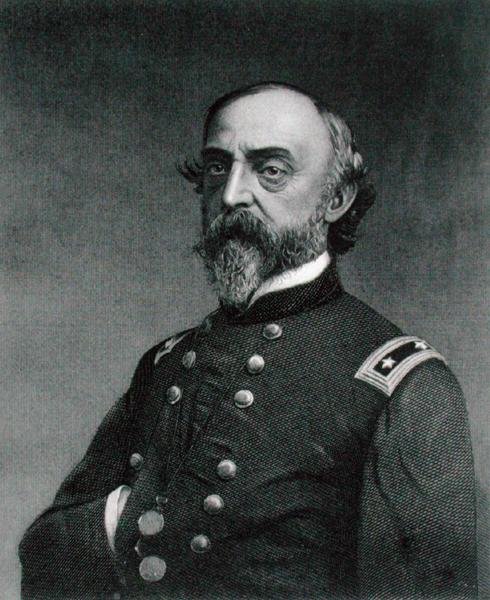 George Gordon Meade (1815-72) gravé par Robert E. Whitechurch (1814-c.83) d