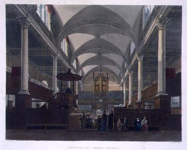 Intérieur de Christ Church, de 