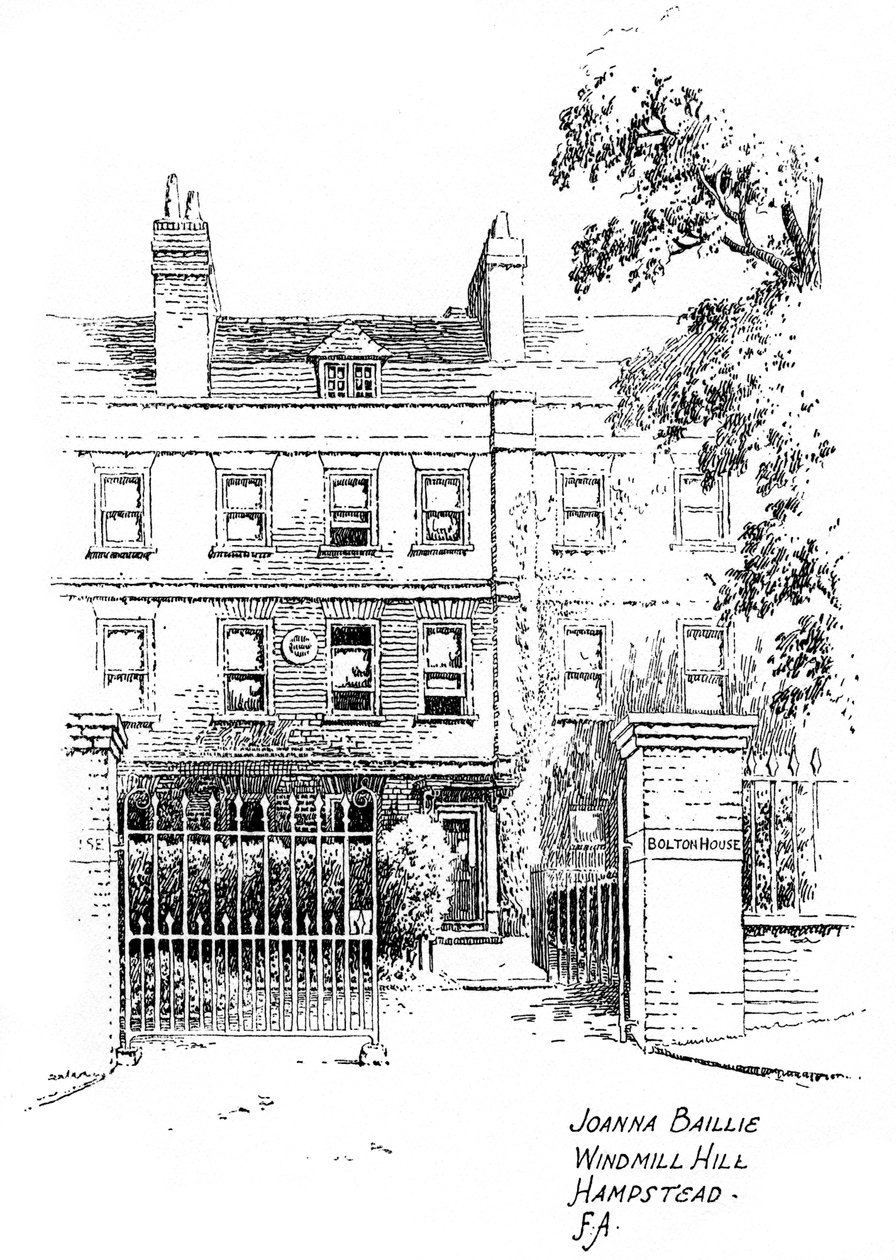 Maison de Joanna Baillie, Windmill Hill, Hampstead, Londres, 1912 - Frederick Adcock