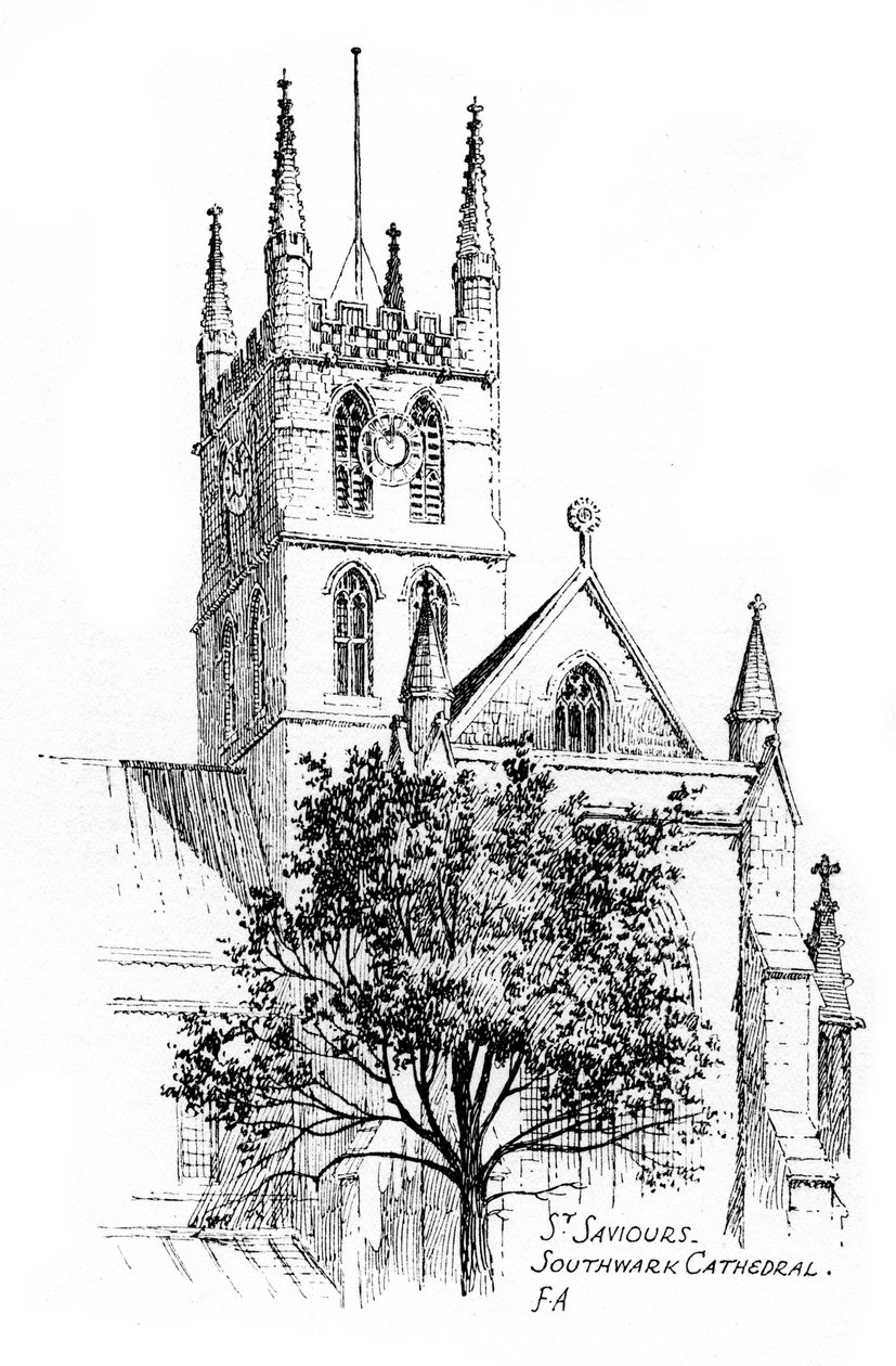 Cathédrale de Southwark, Londres, 1912 - Frederick Adcock
