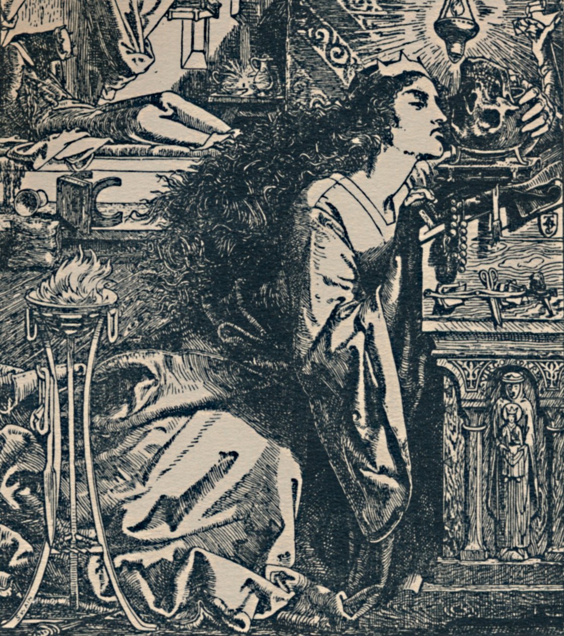 Rosamond, reine des Lombards, vers 1850-1900, 1923 - Frederick Augustus Sandys