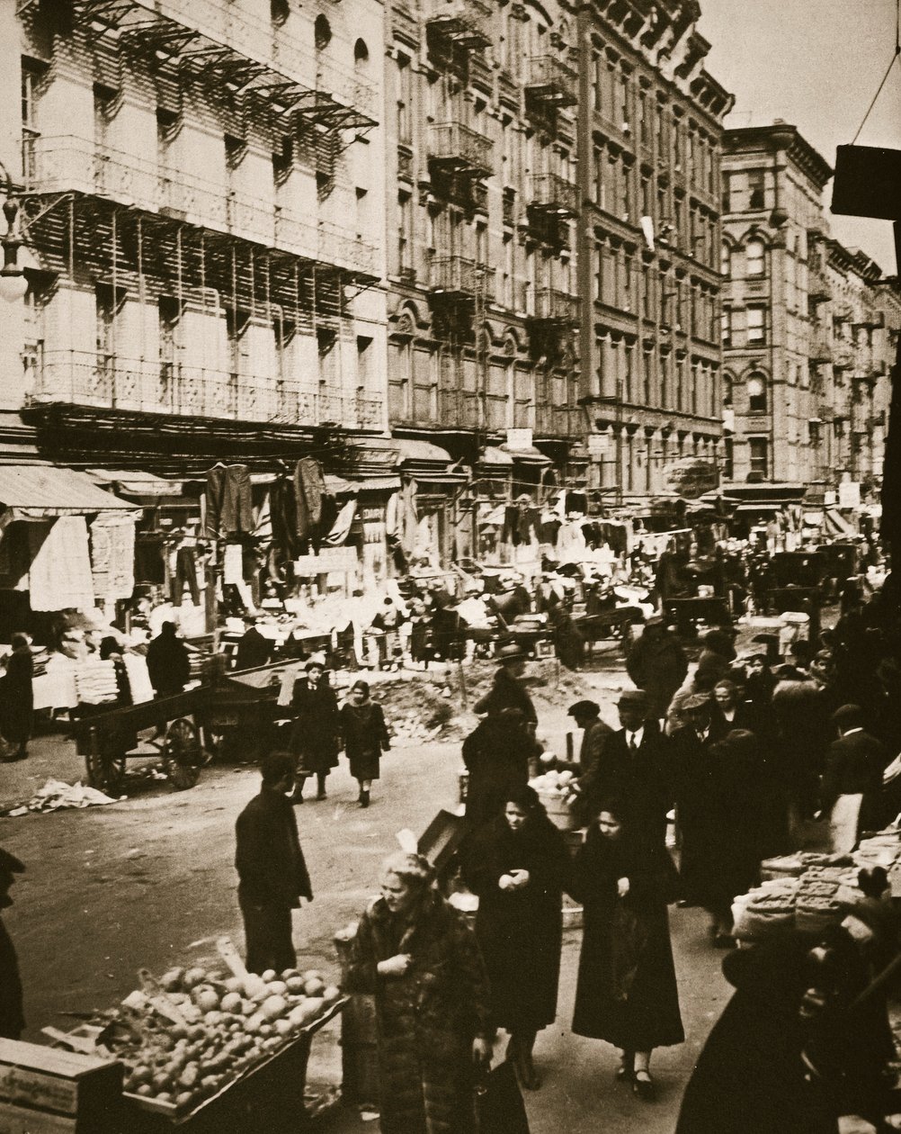 Marché de rue sur Orchard Street, Lower East Side, New York, USA - Frederick Bradley