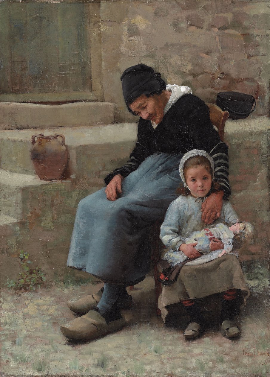 Le Confort de Grand-mère - Frederick Brown