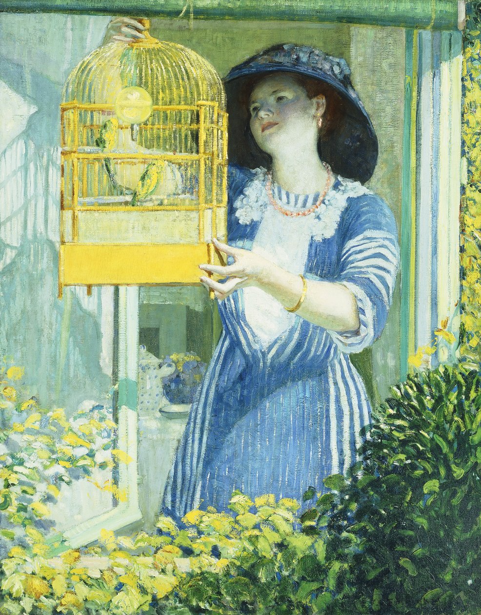 La Fenêtre Ouverte - Frederick Carl Frieseke