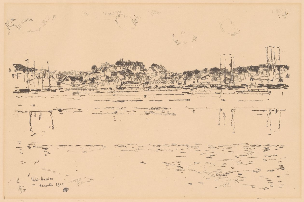 Port intérieur, 1918 - Frederick Childe Hassam