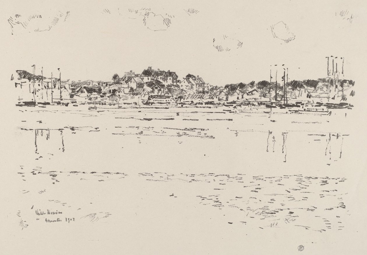 Port intérieur, vers 1918 - Frederick Childe Hassam