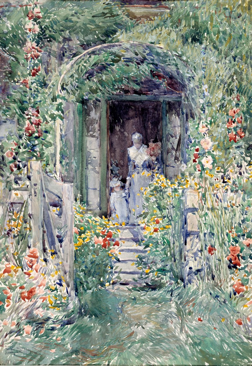 Le Jardin dans toute sa splendeur, 1892 - Frederick Childe Hassam