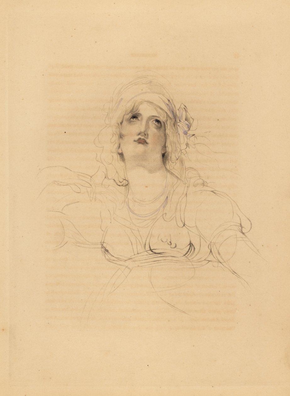 Portrait de Lady Emma Hamilton, maîtresse de Horatio Nelson - Frederick Christian Lewis
