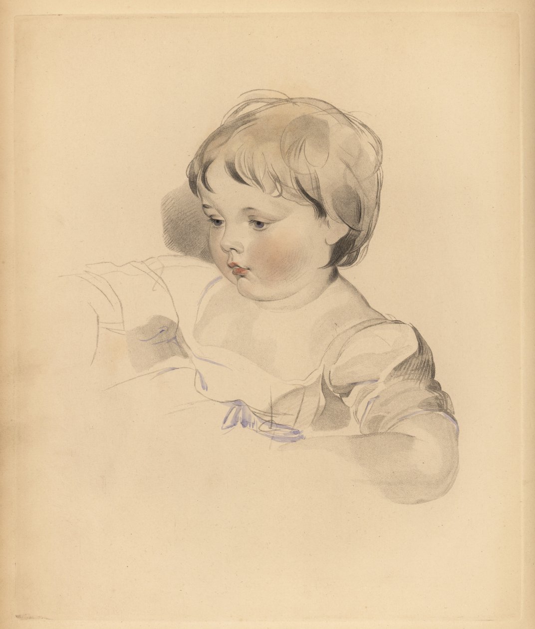 Portrait de Rowland Bloxam, neveu de Sir Thomas Lawrence - Frederick Christian Lewis