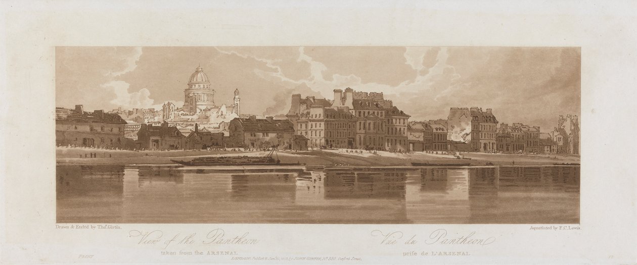 Vues du Panthéon, prises de l