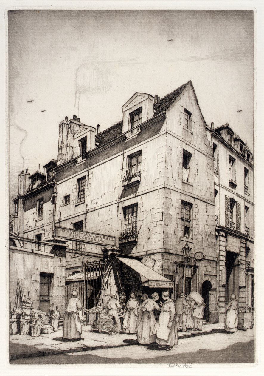 Petit marché français - Frederick G. Hall