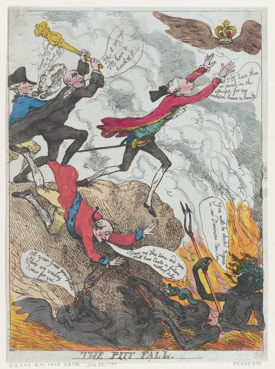 La Chute de Pitt - Frederick George Byron