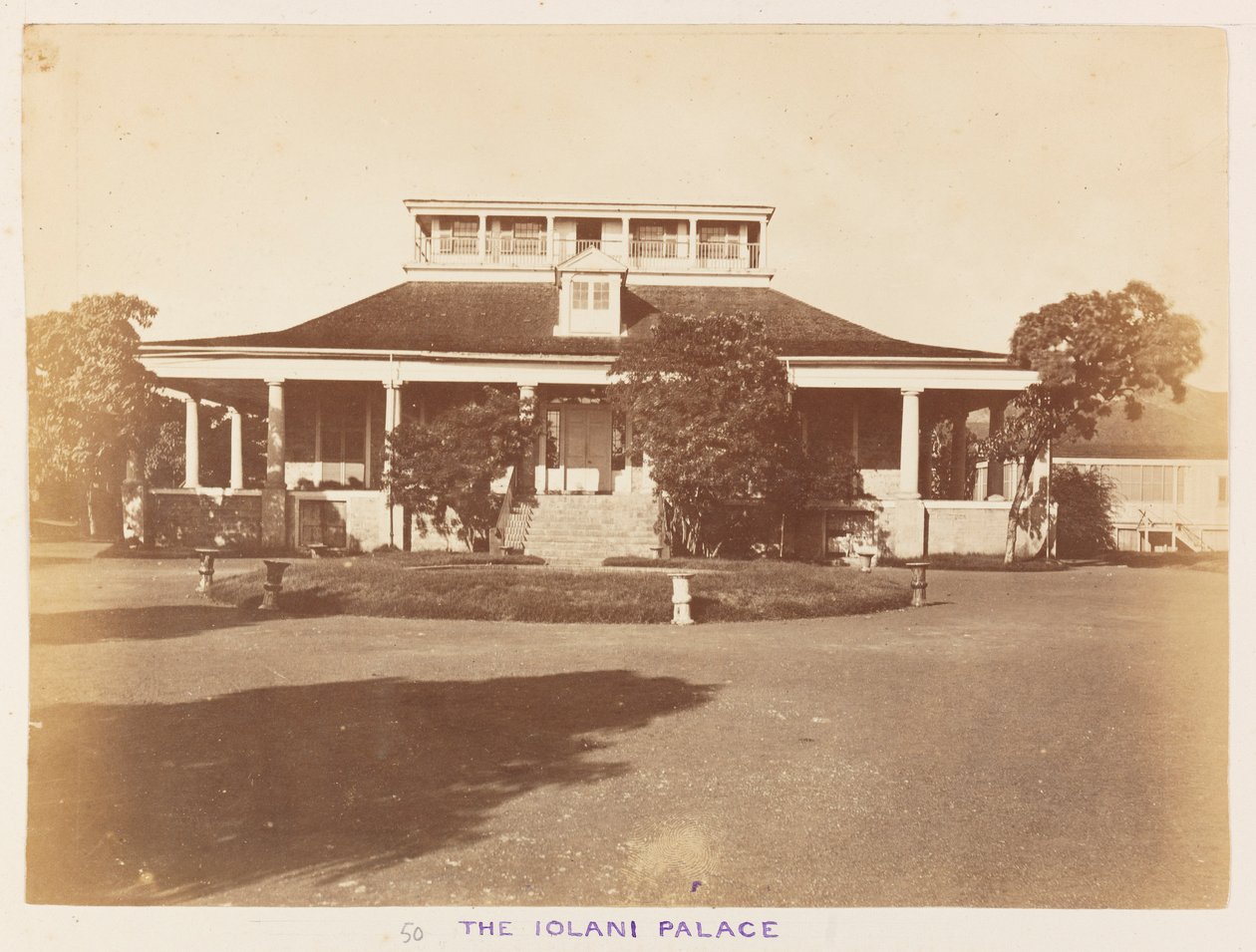 Station du Pacifique sur le HMS Triumph - Photo 50, Le palais Iolani. Honolulu. - Frederick George Denham Bedford