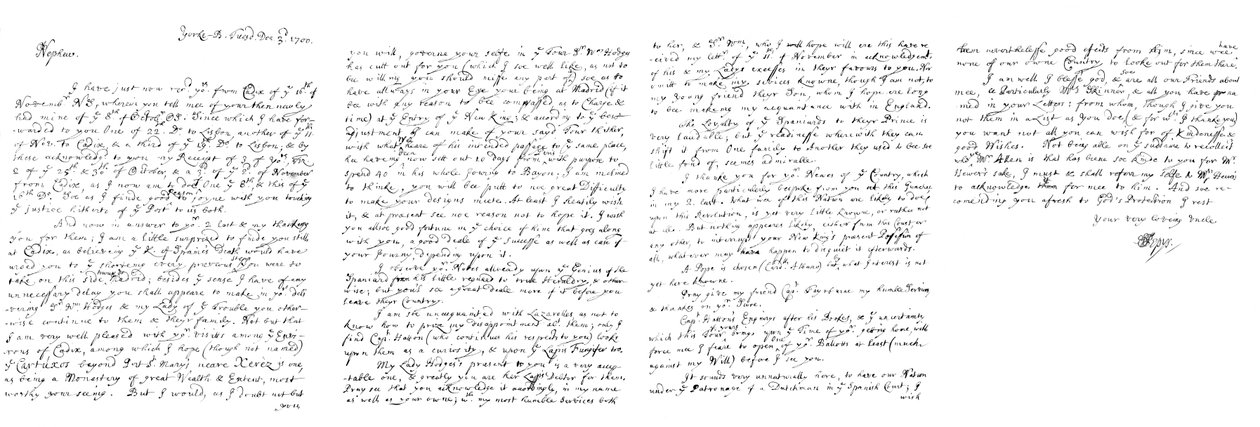 Lettre de Samuel Pepys à John Jackson, Esq, 1700, 1865 - Frederick George Netherclift